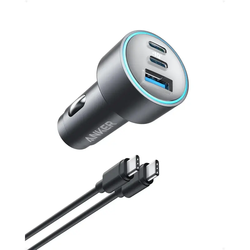 شارژر فندکی 67 وات انکر مدل A2731 به همراه کابل USB C WnKv37